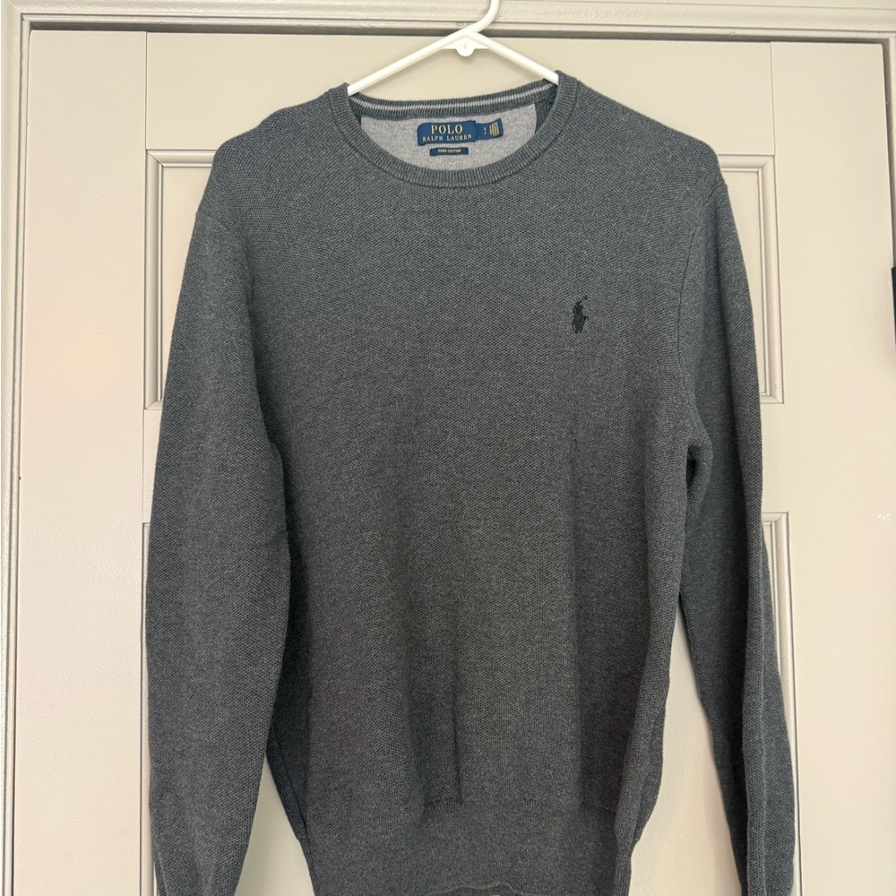 Polo by Ralph Lauren Men's Grey Sweater